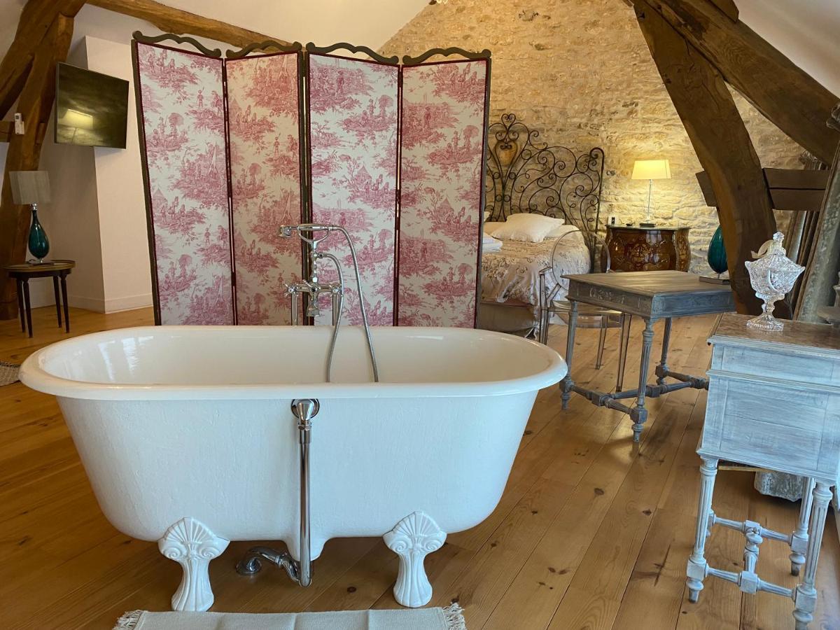 Chaussy  Paradis Fleuri Et Son Bain Nordique מראה חיצוני תמונה
